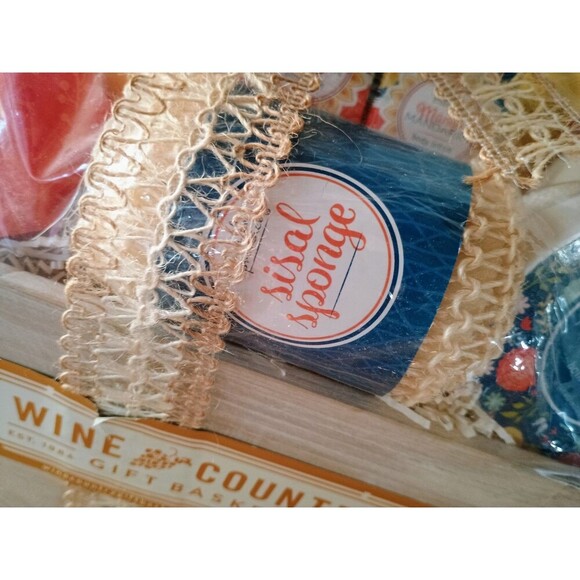 Wine Country Discontinued Gift Basket Mango Mandarin Themed - New - Picture 6 of 12